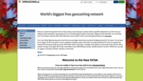 What Opencaching.us website looked like in 2020 (3 years ago)