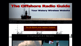 What Offshore-radio.de website looked like in 2020 (3 years ago)
