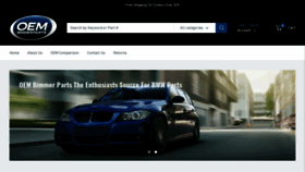 What Oembimmerparts.com website looked like in 2020 (3 years ago)