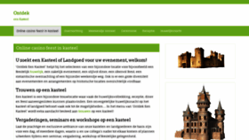 What Ontdekeenkasteel.nl website looked like in 2020 (4 years ago)