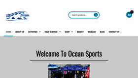 What Ocean-sports.co.uk website looked like in 2020 (3 years ago)