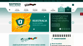 What Ortograffiti.pl website looked like in 2020 (3 years ago)