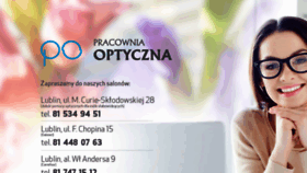 What Optyk.pl website looked like in 2020 (3 years ago)
