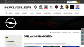What Opelhaeusler.de website looked like in 2020 (3 years ago)