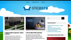 What Opremidom.si website looked like in 2020 (3 years ago)