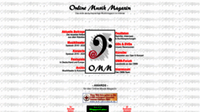 What Omm.de website looked like in 2020 (3 years ago)