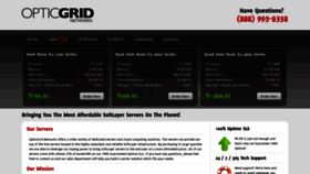 What Opticgrid.com website looked like in 2020 (3 years ago)