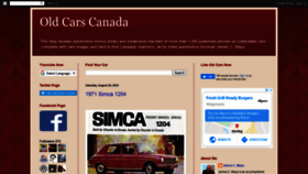 What Oldcarscanada.com website looked like in 2020 (3 years ago)