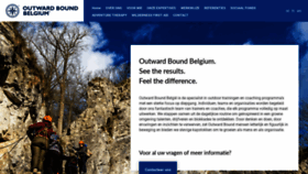 What Outwardbound.be website looked like in 2020 (3 years ago)
