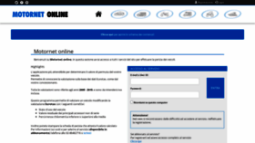 What Online.motornet.it website looked like in 2020 (3 years ago)