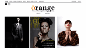 What Orangemodels.ca website looked like in 2020 (3 years ago)