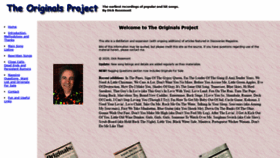What Originalsproject.us website looked like in 2020 (3 years ago)