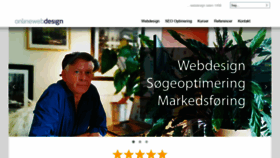 What Onlinewebdesign.dk website looked like in 2020 (3 years ago)