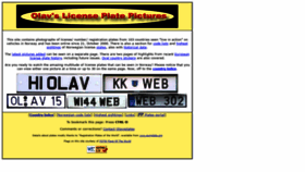 What Olavsplates.com website looked like in 2020 (3 years ago)
