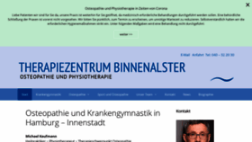 What Osteopathie-hh.de website looked like in 2020 (3 years ago)