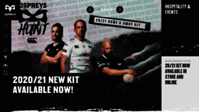 What Ospreysrugby.com website looked like in 2020 (3 years ago)