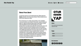 What Oturkendinyap.com website looked like in 2020 (3 years ago)