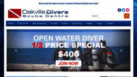 What Oakvilledivers.com website looked like in 2020 (3 years ago)