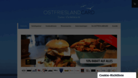 What Ostfrieslandcard.com website looked like in 2020 (3 years ago)