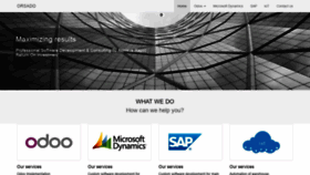 What Orsado.com website looked like in 2020 (3 years ago)