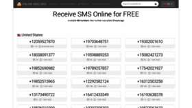 What Online-sms.org website looked like in 2020 (3 years ago)
