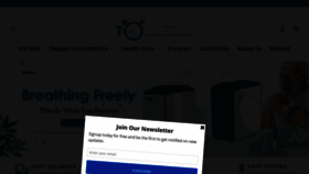 What Oxygenconcentrator.shop website looked like in 2020 (3 years ago)