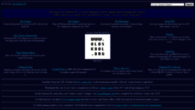 What Oldskool.org website looked like in 2020 (3 years ago)