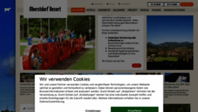 What Oberstdorf-resort.de website looked like in 2020 (3 years ago)