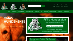 What Omas-hundekekse.de website looked like in 2020 (3 years ago)