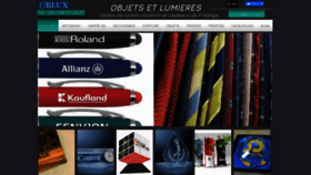 What Objetsetlumieres.fr website looked like in 2020 (3 years ago)