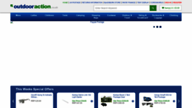 What Outdooraction.co.uk website looked like in 2020 (3 years ago)