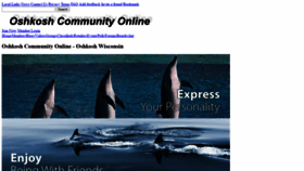 What Oshkoshcommunity.net website looked like in 2020 (3 years ago)
