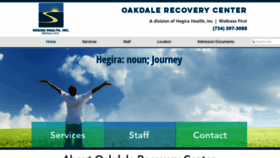 What Oakdalerecoverycenter.net website looked like in 2020 (3 years ago)