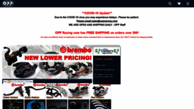 What Oppracing.com website looked like in 2020 (4 years ago)