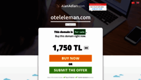 What Oteleleman.com website looked like in 2020 (3 years ago)