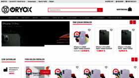 What Oryox.net website looked like in 2020 (3 years ago)