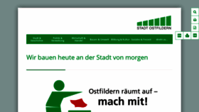 What Ostfildern.de website looked like in 2020 (3 years ago)
