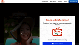 What Ometv.chat website looked like in 2020 (5 years ago)