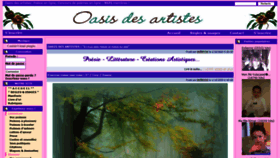 What Oasisdesartistes.org website looked like in 2020 (3 years ago)