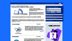 What Oraridiapertura24.it website looked like in 2020 (5 years ago)