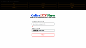 What Onlineiptvplayer.com website looked like in 2020 (3 years ago)