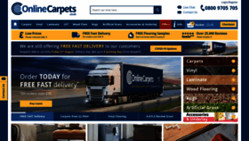 What Onlinecarpets.co.uk website looked like in 2020 (3 years ago)