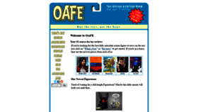 What Oafe.net website looked like in 2020 (3 years ago)