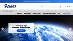 What Ozonesolutions.com website looked like in 2020 (3 years ago)