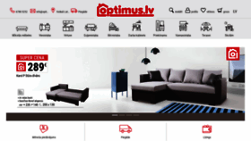 What Optimus.lv website looked like in 2020 (3 years ago)