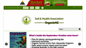 What Organicpathways.co.nz website looked like in 2020 (3 years ago)