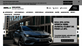 What Opel-unionmotors.ro website looked like in 2020 (3 years ago)