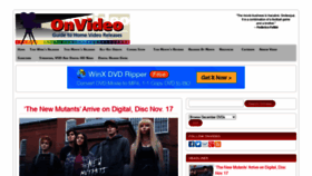 What Onvideo.org website looked like in 2020 (3 years ago)