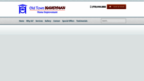 What Oldtownhandyman.net website looked like in 2020 (3 years ago)