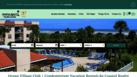 What Oceanvillageclubfl.com website looked like in 2020 (3 years ago)